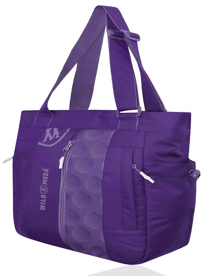 WILD MODA Women's Multipurpose Large Shoulder Bag (Purple) - Image 4